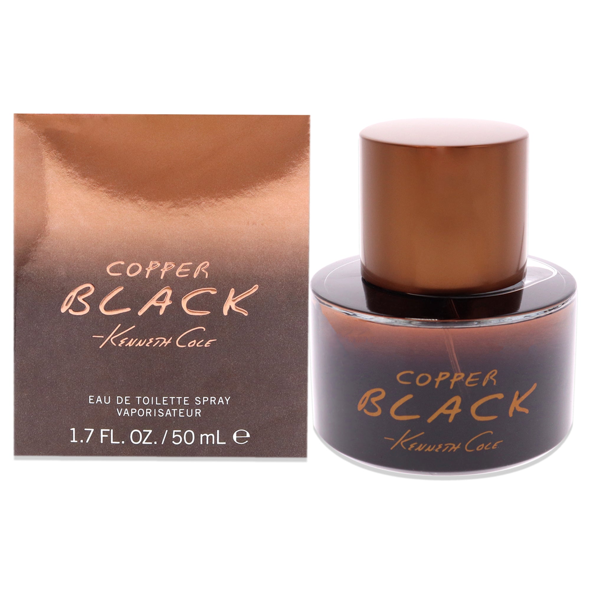 Cooper Black by Kenneth Cole for Men 1.7 oz (50ml) EDT Spray