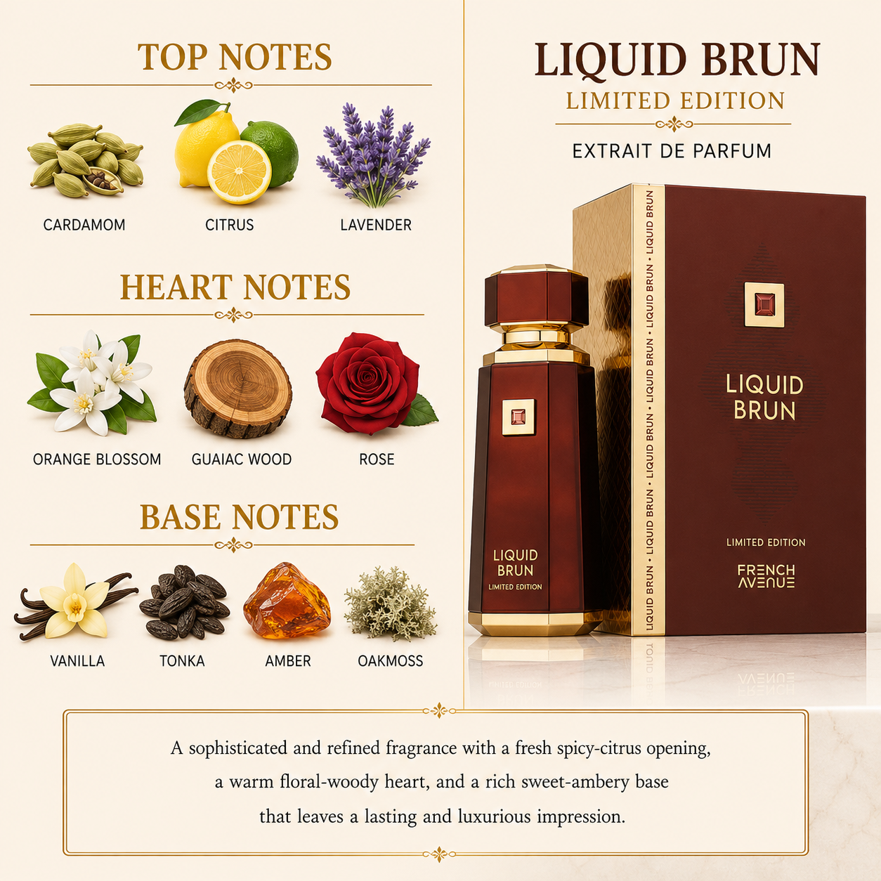 Fragrance World Liquid Brun Limited Edition Extrait De Parfum 5.0 oz (150ml)