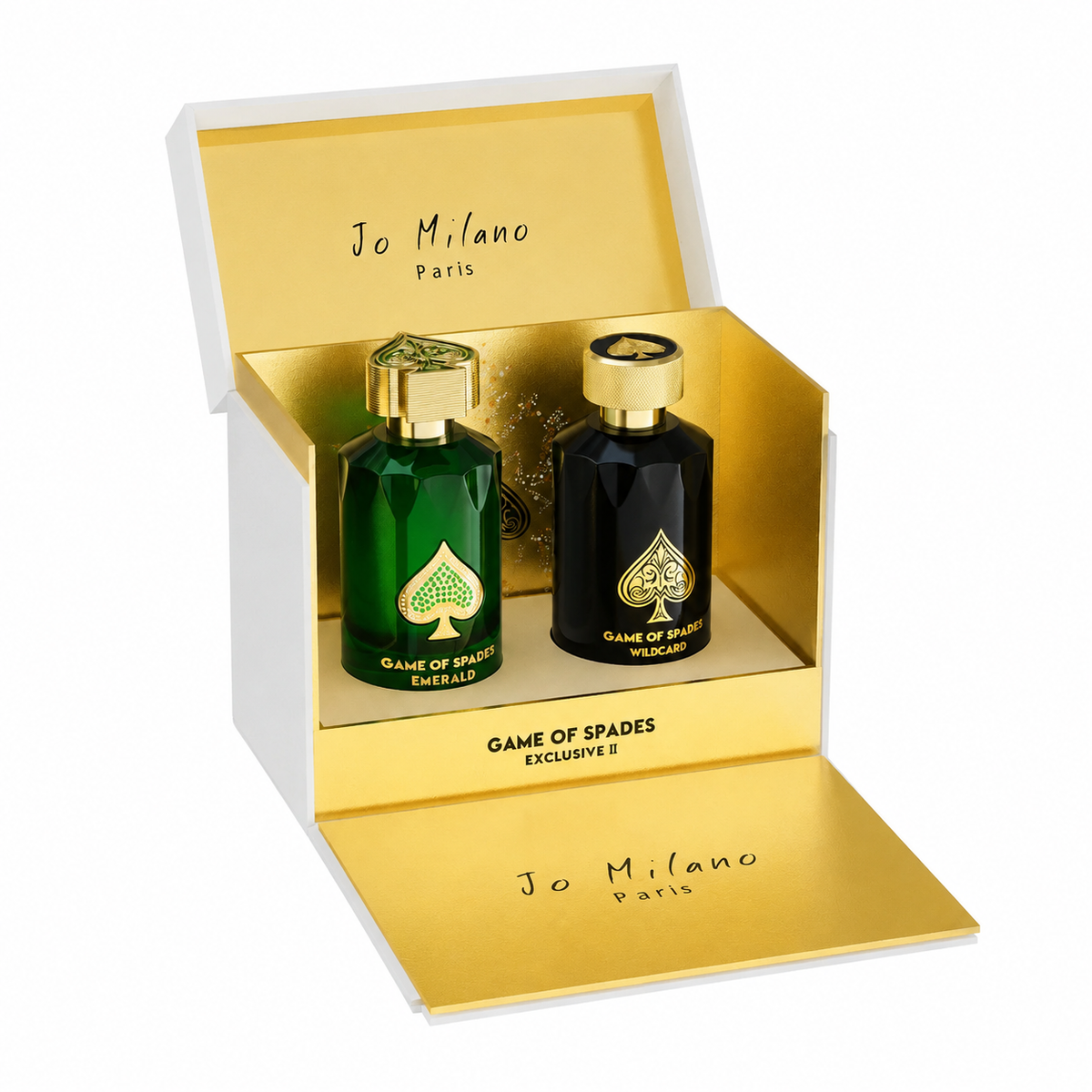 Jo Milano Unisex Game of Spades, Emerald and Wildcard 2 Piece Gift Set.