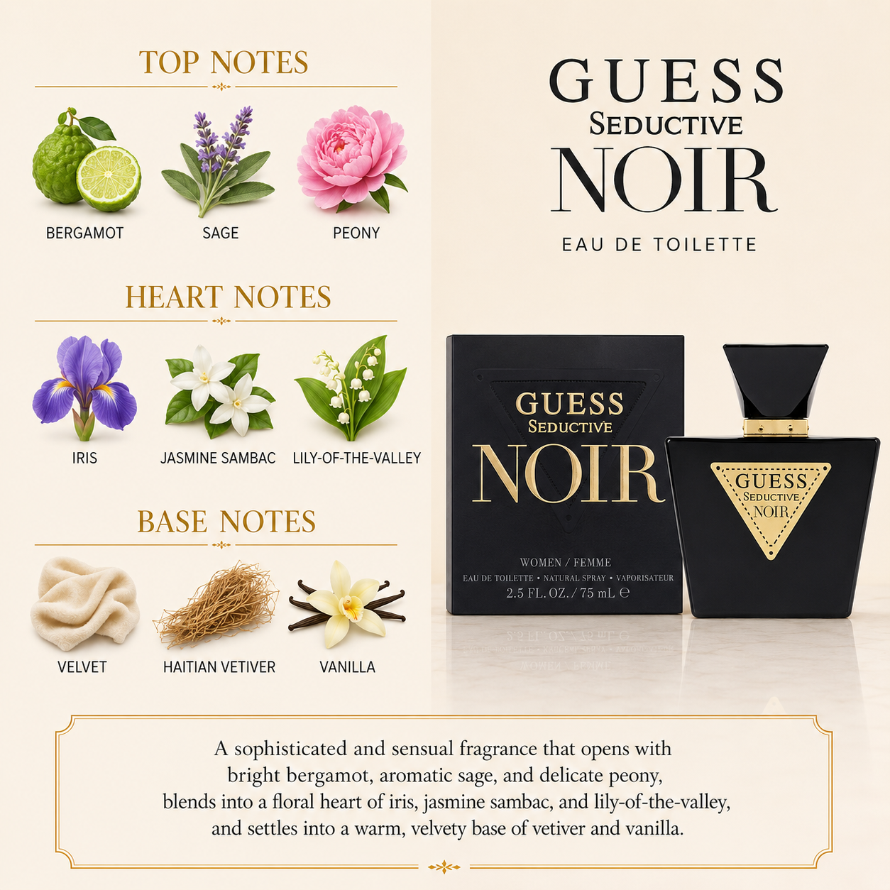 Guess Seductive Noir by Guess for Women
