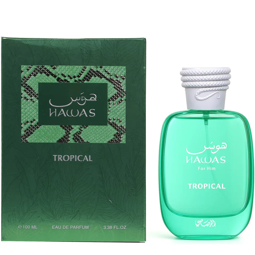 Rasasi Hawas Men’s Tropical 3.3 oz (100ml)
