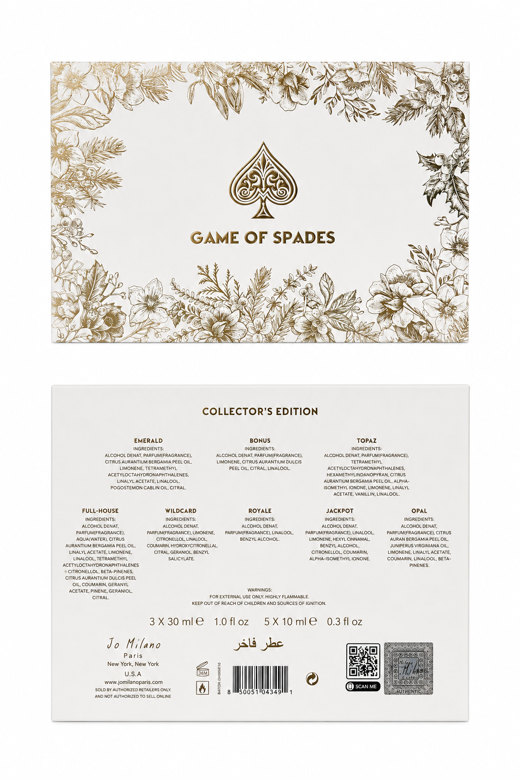 Jo Milano Game of Spades Collector’s Edition Set