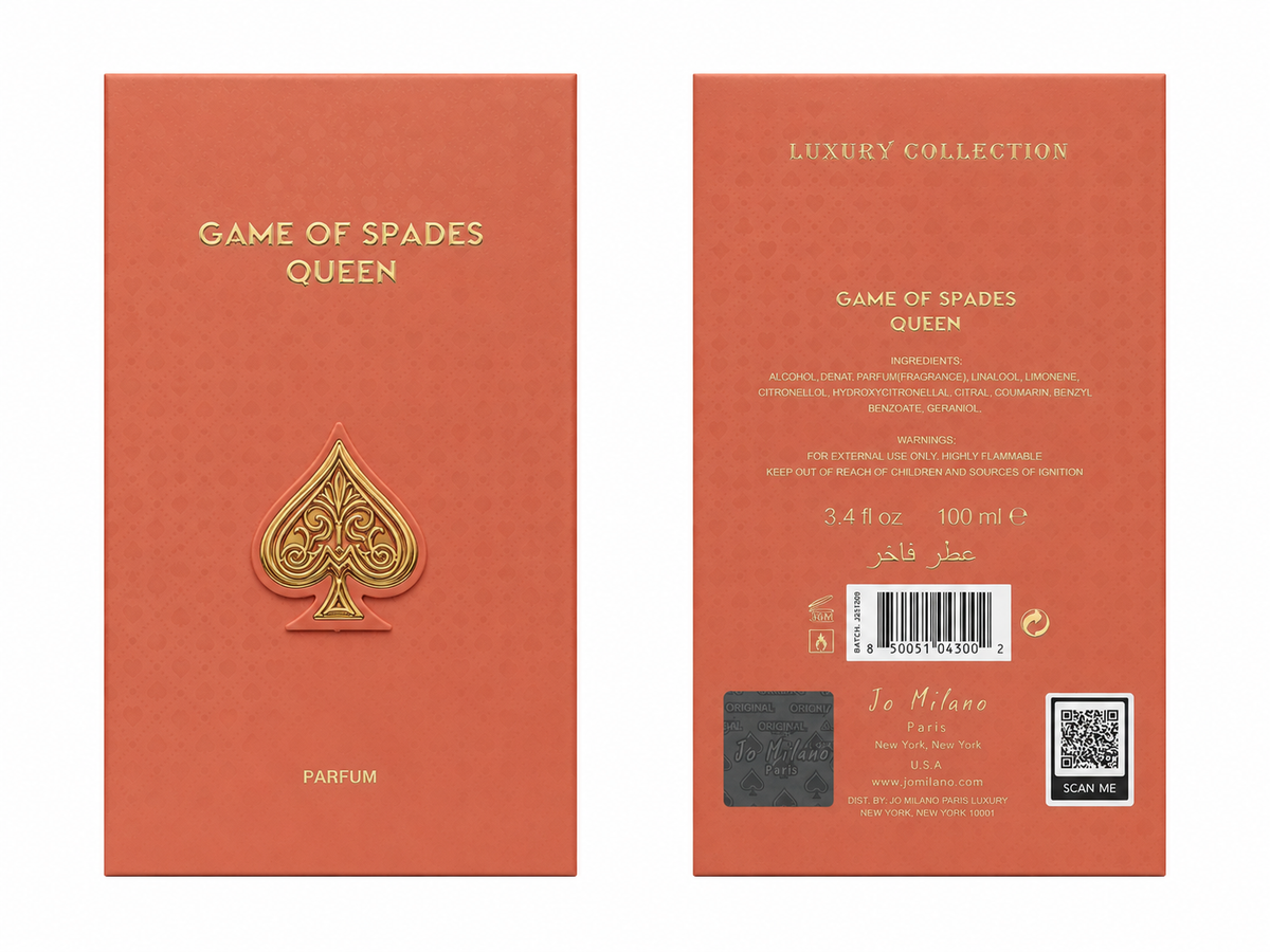 Jo Milano Game Of Spades Queen Parfum 3.4 oz (100 ml)