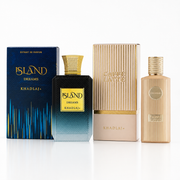 Khadlaj Island Dreams Extrait de Parfum and Caffe Latte Extrait de Parfum
