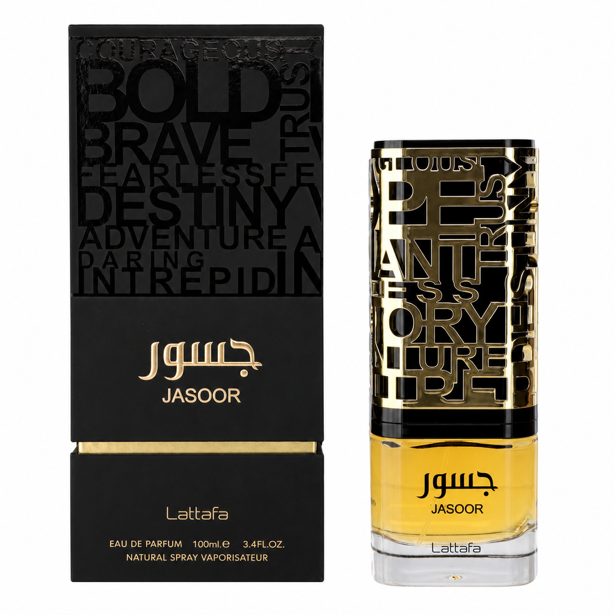 Lattafa Jasoor Men's EDP Spray 3.4 oz