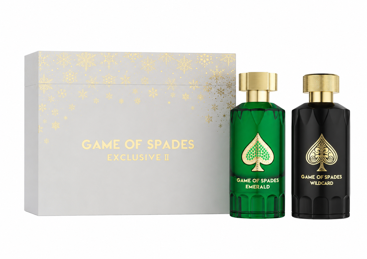 Jo Milano Unisex Game of Spades, Emerald and Wildcard 2 Piece Gift Set.