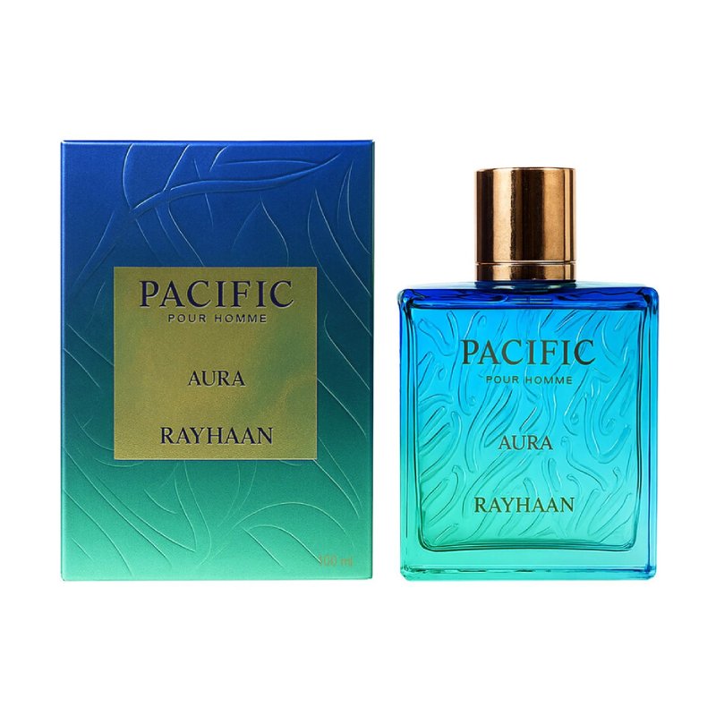 Rayhaan  Pacific Aura Men's EDP Spray 3.4 oz (100ml)