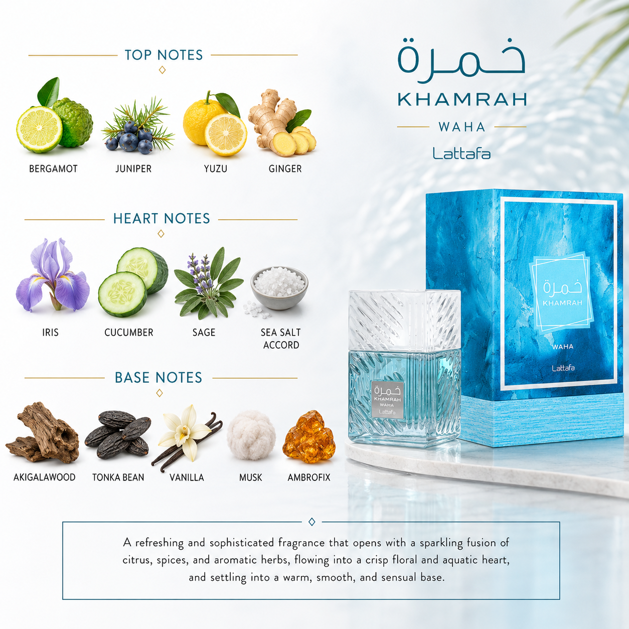 Khamrah Waha 3.4 oz (100ml)