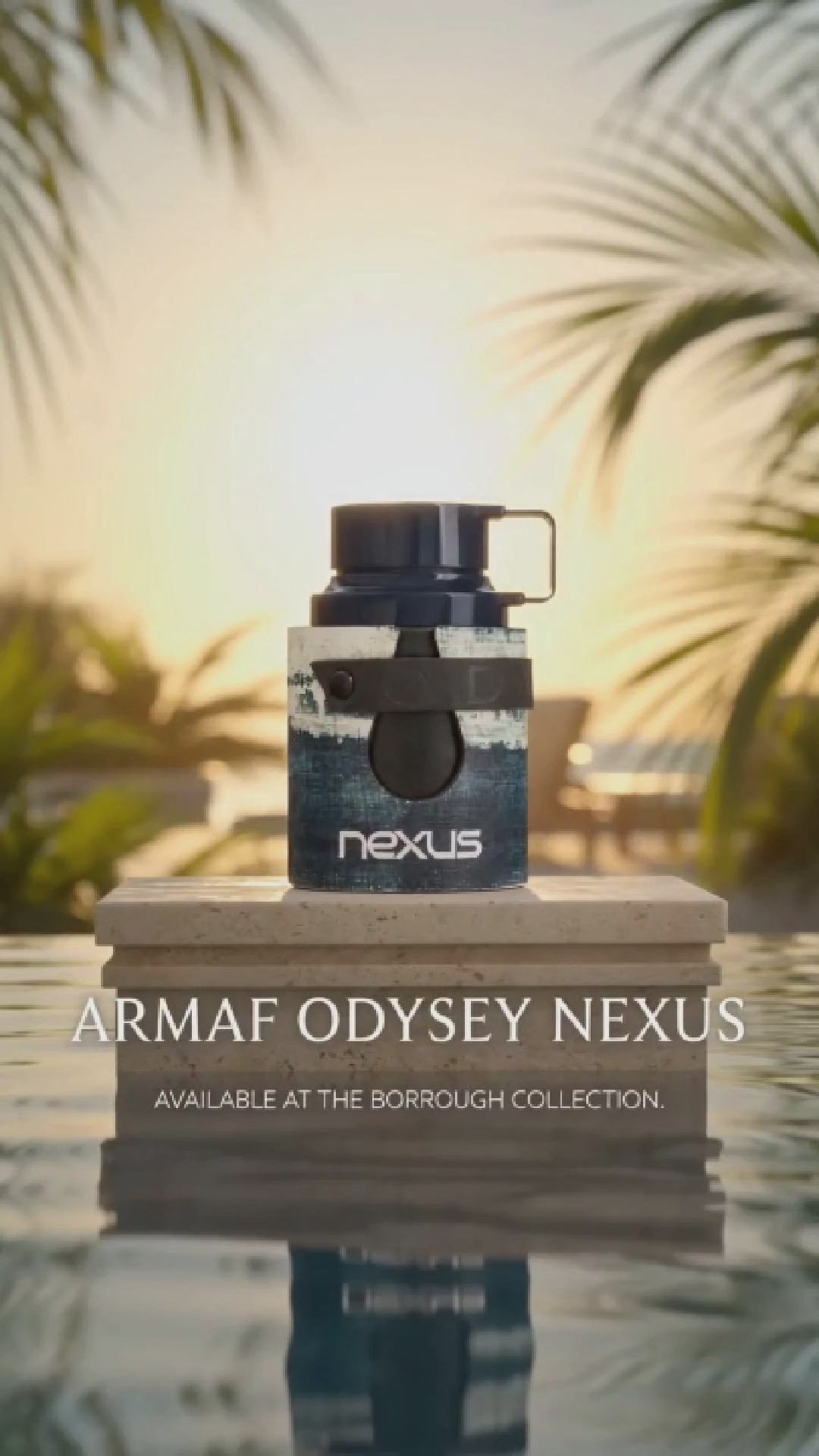 Load video: Armaf Odyssey Nexus Aqva Men's EDP 3.4 oz (100ml)