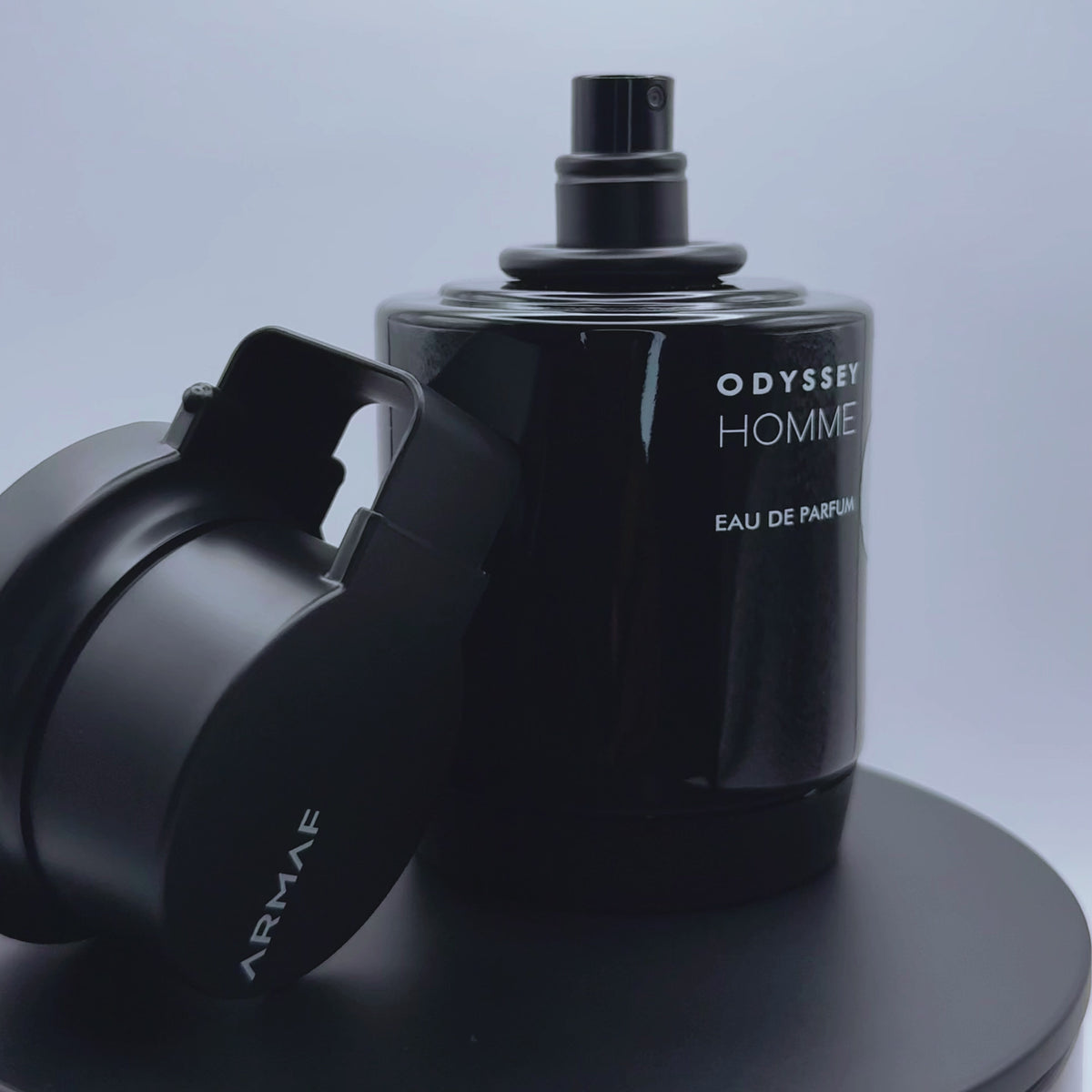 Load video: Odyssey Home Black by Armaf Men's EDP Spray 3.4 oz (100ml)